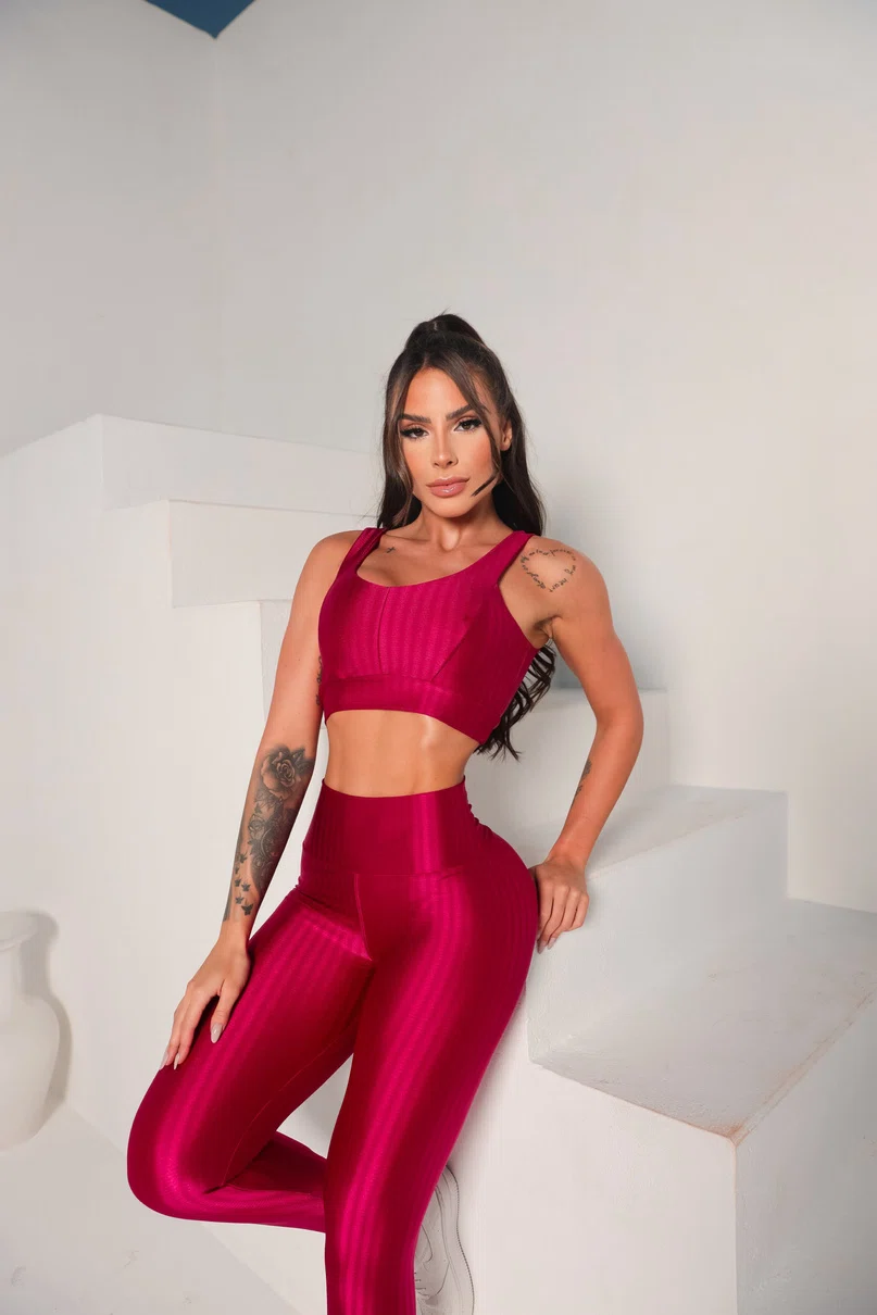 CONJUNTO - 3D POLIAMIDA Conjunto calça (Top Alcinha ou top Nadador)